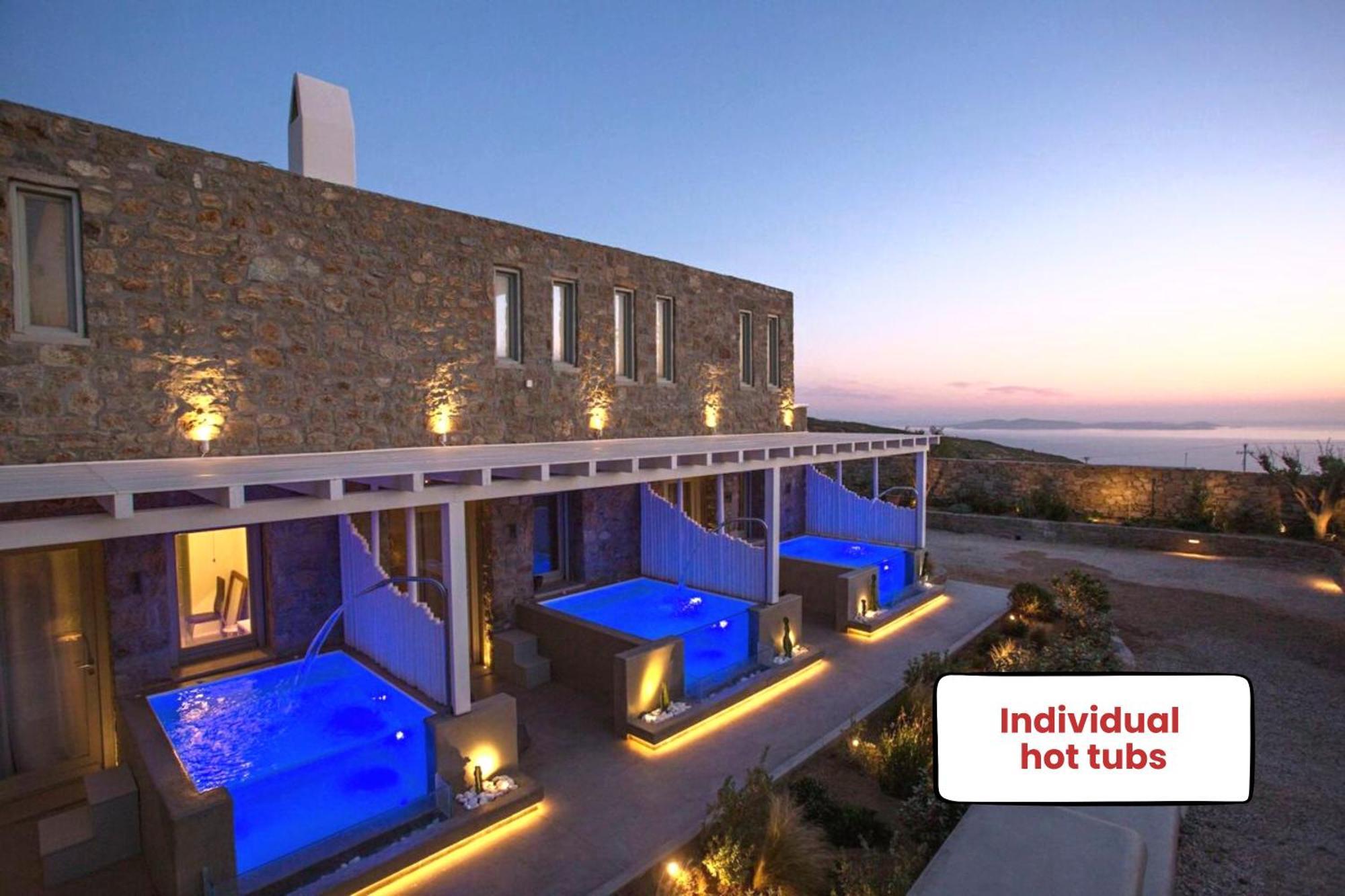 Villa Panamera Mykonos, Private Heaven, Supreme View! Fanari  Exterior photo
