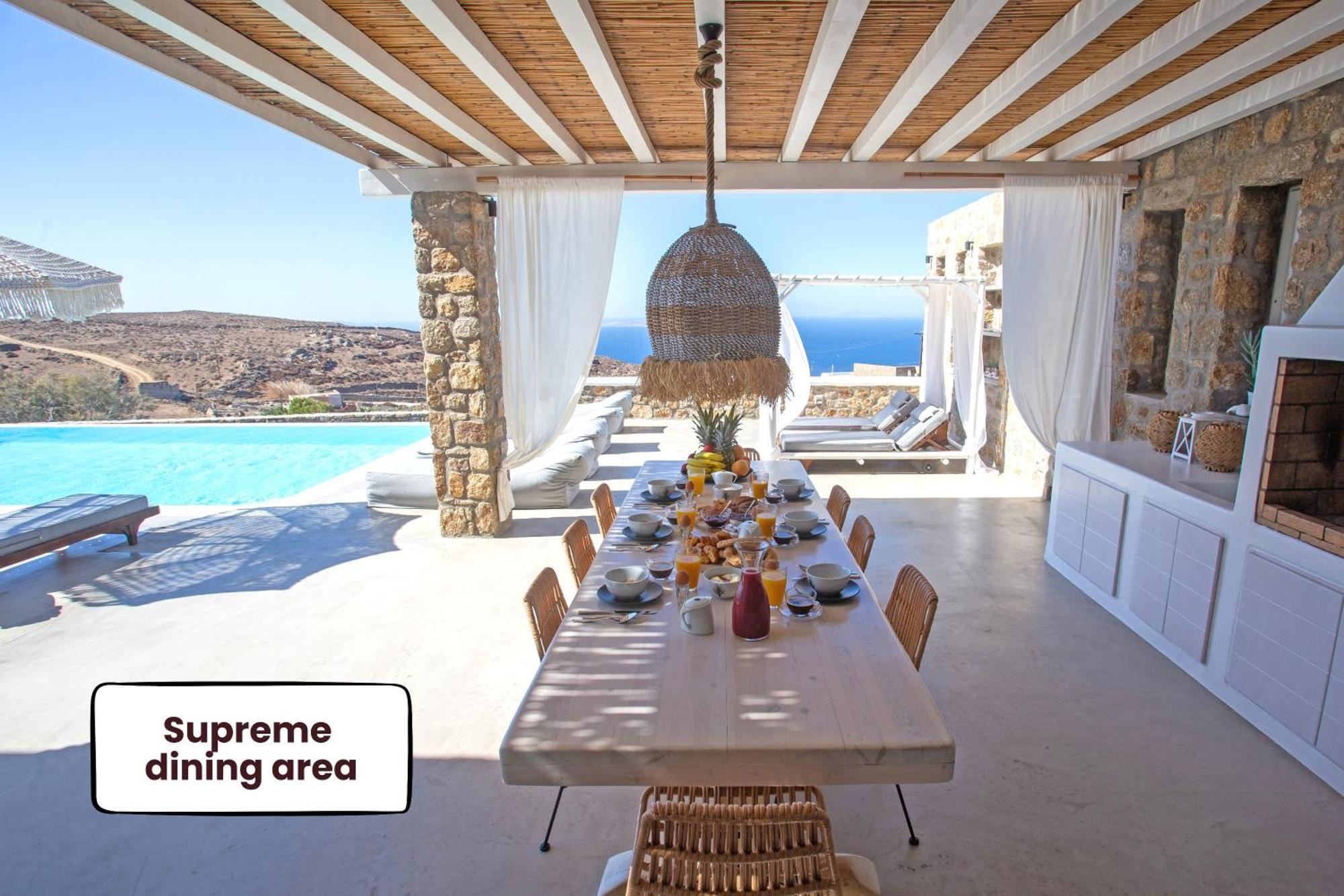 Villa Panamera Mykonos, Private Heaven, Supreme View! Fanari  Exterior photo